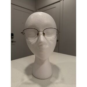 Sophia Loren M304 Zyloware 168 Eyeglasses Frames Only Brown Gold 50-19-135‎